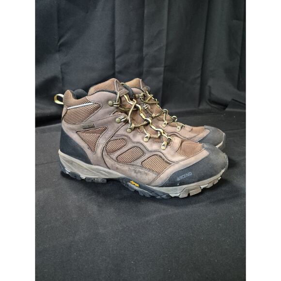 ASCEND 5241001 Bone Dry Men\'s Size 14W Brown Leather 6\